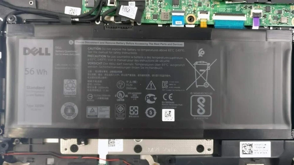 Подлинный OEM 33YDH 56Wh аккумулятор для Dell Dell Latitude 3480,3500,3400 серии новый! - Изображение 4 из 4