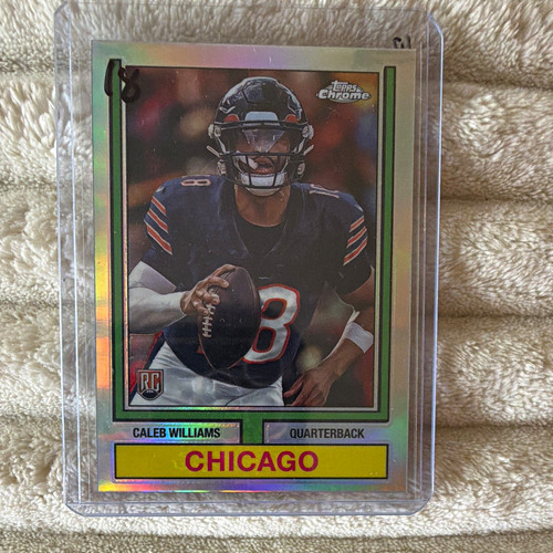 Topps Chrome 2024 Caleb Williams Bears 1974 Topps Football Refractor #74TF-1 RC