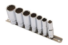 6194 Whitworth Deep Socket Set 38 Drive 7 Pieces
