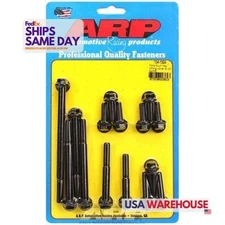 Arp 154-1504, Kit Black Chromoly Sbf Timing Cover & Water Pump Bolt Kit Performa