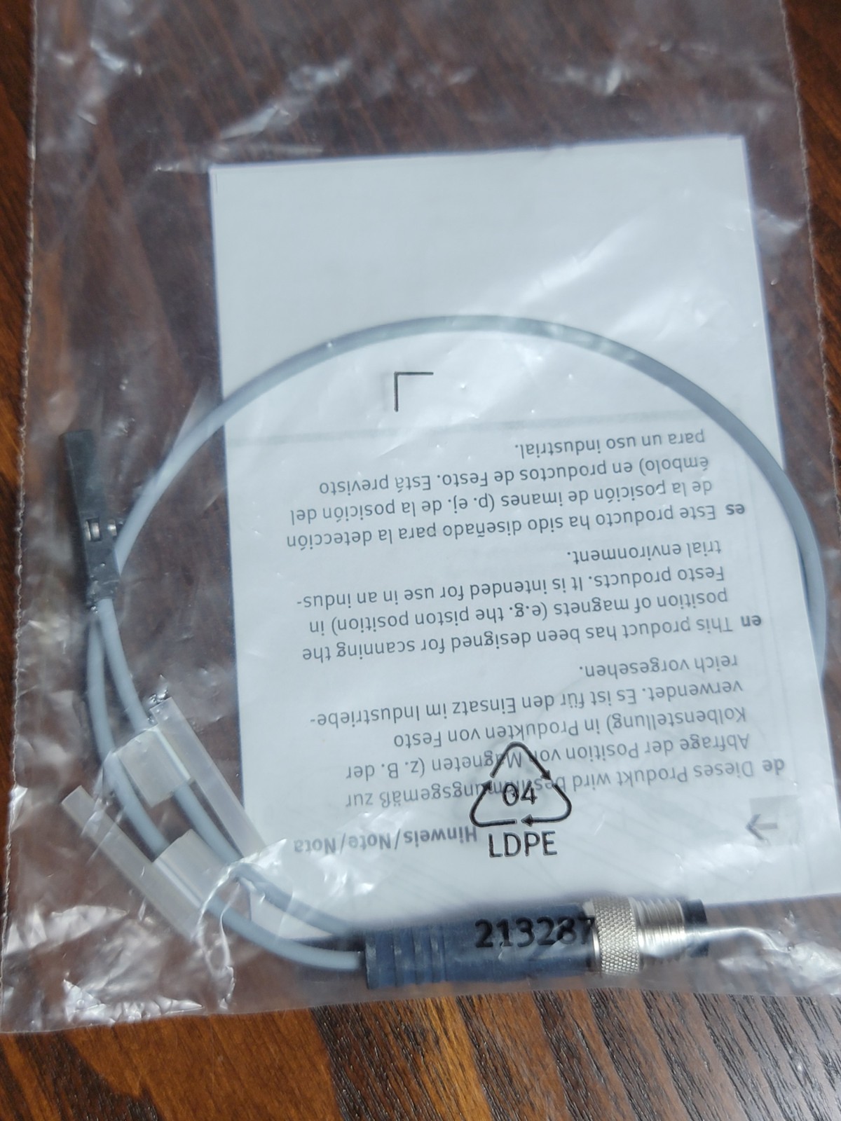 Original FESTO SMT-8M-A-PS-24V-- 213287 Proximity sensor 24V DC M8 3-Pin NIB