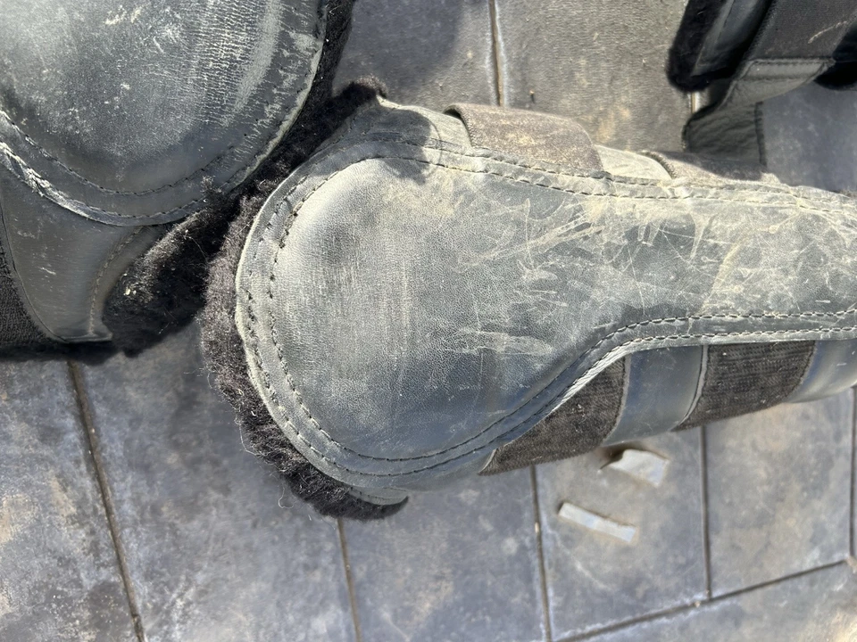 Botas de doma de cuero/piel de oveja Professionals Choice. Negro. Mediano/Grande  Foto 4 de 4