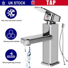 Bathroom Mixer Taps Basin Tap Chrome Wash Sink Mono Lever Modern High Quality