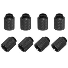 Male to Female Extender Fitting G1/4 x 20mm for Water Cooling System Black 8pcs