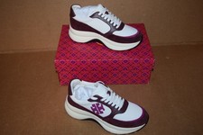 TORY BURCH KICK TRAINER CHEVRONS MESH PRICKLY PEAR SNEAKER 5, 7.5, 9.5, 10.5, 11