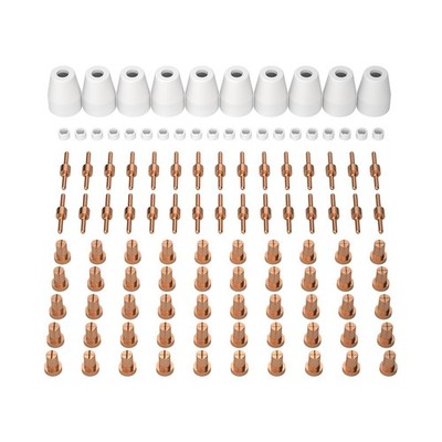 ARCCAPTAIN 110PCS PT31 Plasma Cutting Consumables Fit CUT-45 CUT-50 CT-312 MI...