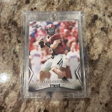 Baker Mayfield 2018 Leaf Draft 1st Rookie Card Rc Tampa Bay Buccaneers. rookie card picture