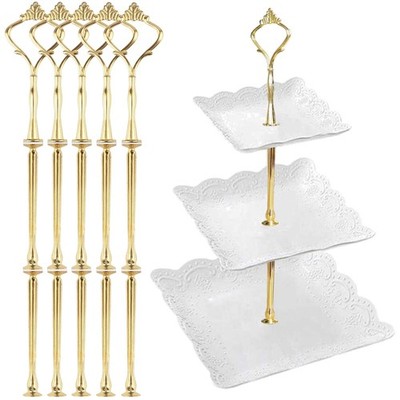 Stylish 3 Tier Fruit Cake Plate Fitting