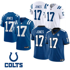 NWT YOUTH Daniel 17 Jones Stitched Jersey Royal/White/Blue Alternate