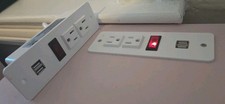 2 Recessed Power Strip with USB