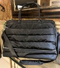 Weekender Puffer Tote Large Quilted Travel Bag Gym Diaper Laptop Carry On Black — photo 1