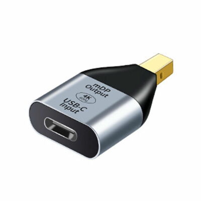 Jimier USB C USB 3.1 Type C Female Source to Mini Displayport Sink HDTV Adapter