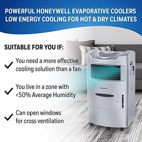 Honeywell 470-659CFM Portable Evaporative Cooler, Ice Compartment, CL201AE