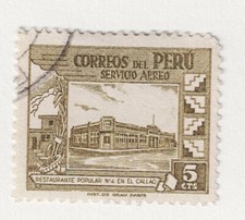 Peru Architecture Lima stamp 1946 AMR