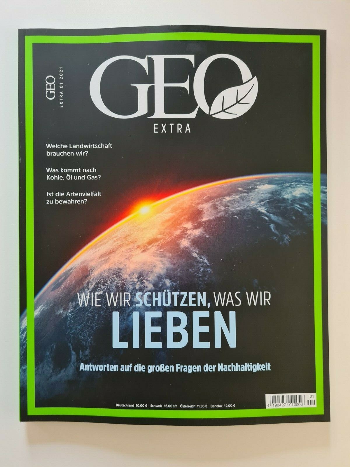 Geo Extra 1/2021 Wie Wir Schützen,was Wir Lieben, Neu, Top Zustand