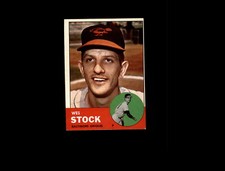 1963 Topps 438 Wes Stock VG #D1,063141