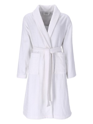 Esprit Damen Bademantel Mosaic Gr. XS-XL Dark Lilac - White