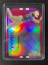 2018 Leaf Perfect Game Connor Walsh Pink Metal Autograph #4/10!!!
