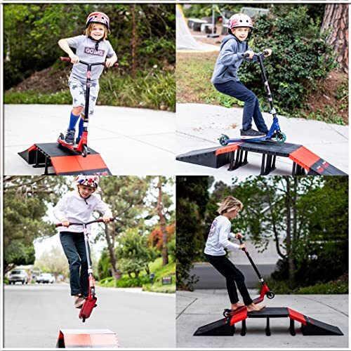  Skateboard Ramp Bike Ramp Skate Ramp RC Ramp BMX Ramp RC Car Ramp for Kids 