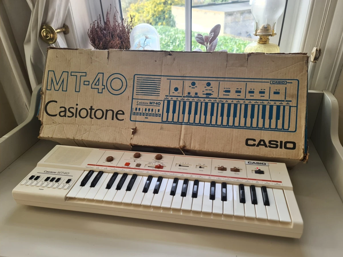 Casio MT 40 Electronic Keyboard Casiotone TESTED WORKING eBay