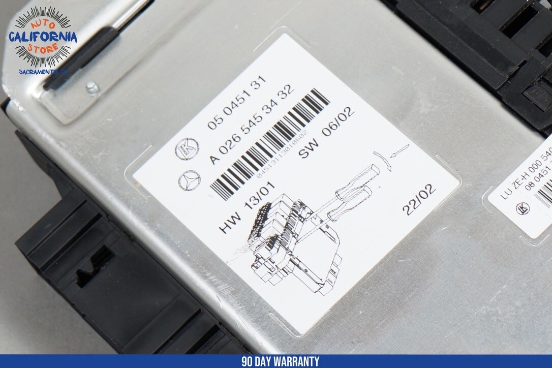 03-12 Mercedes R230 SL55 AMG SL550 SL500 Rear SAM Fuse Box Relay Module OEM