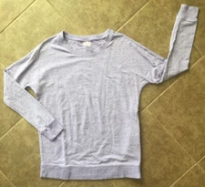 Calia By Carrie Underwood Sweatshirt Womens Size XS Light Purple Crewneck Zipper