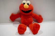 Sesame Street Workshop Elmo 14" Plush VERY NICE CONDITION FREE SHIPPING    b9