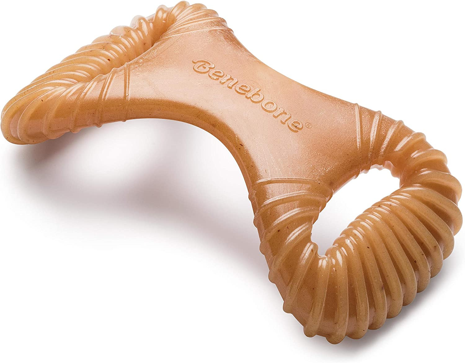 Dental Durable Dog Chew Toy for Aggressive Chewers, Real Chicken, Made in USA, L