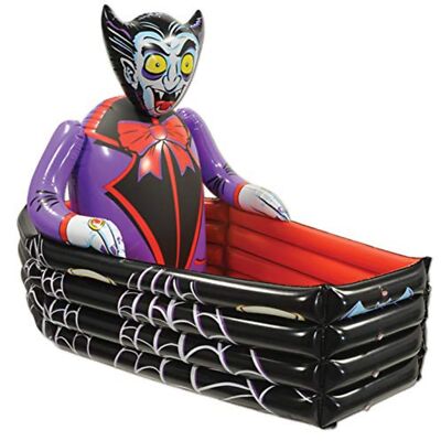 Beistle Inflatable Vampire Coffin Drink Cooler Halloween Party Decoration