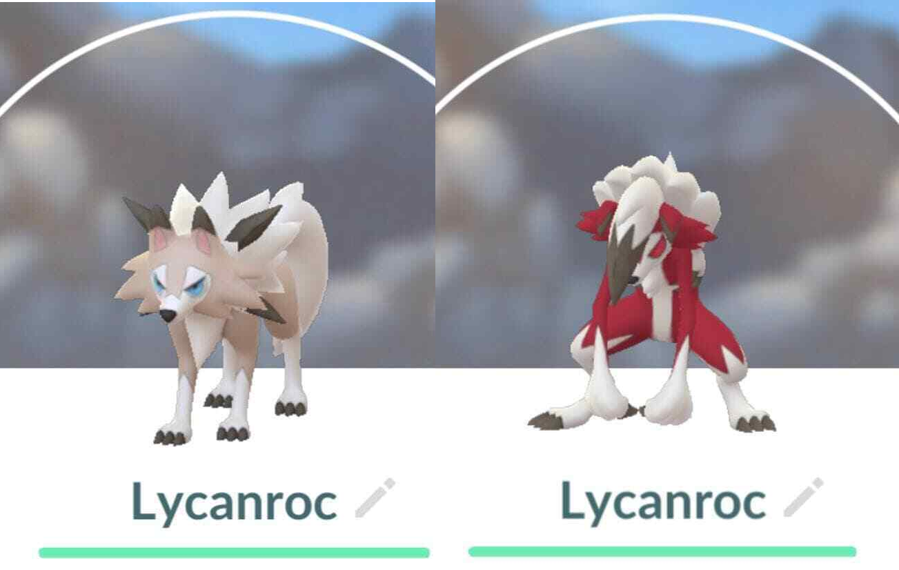 Lycanroc Midnight Midday (Pokemon GO) **PRICE FOR EACH ONE eBay