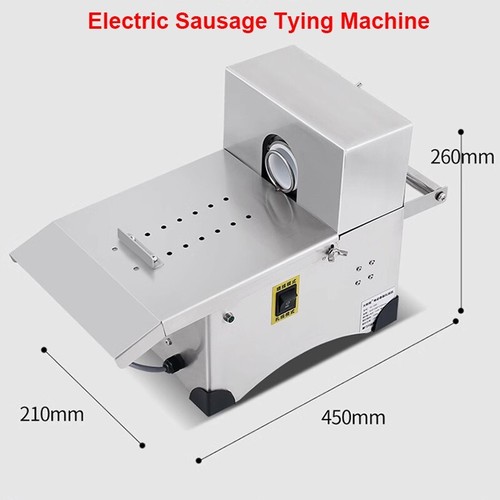 Electric Sausage Tying Machine Manual Sausage Knotting Machine Stainless Steel - Picture 9 of 9