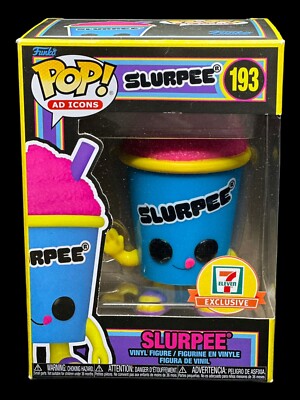 Funko Pop! 7-11 Exclusive Blacklight Slurpee 193 w/Pop Protector