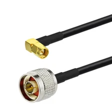 N plug male to SMA plug right angle pigtail Coax cable KSR195 for WLAN Antenna