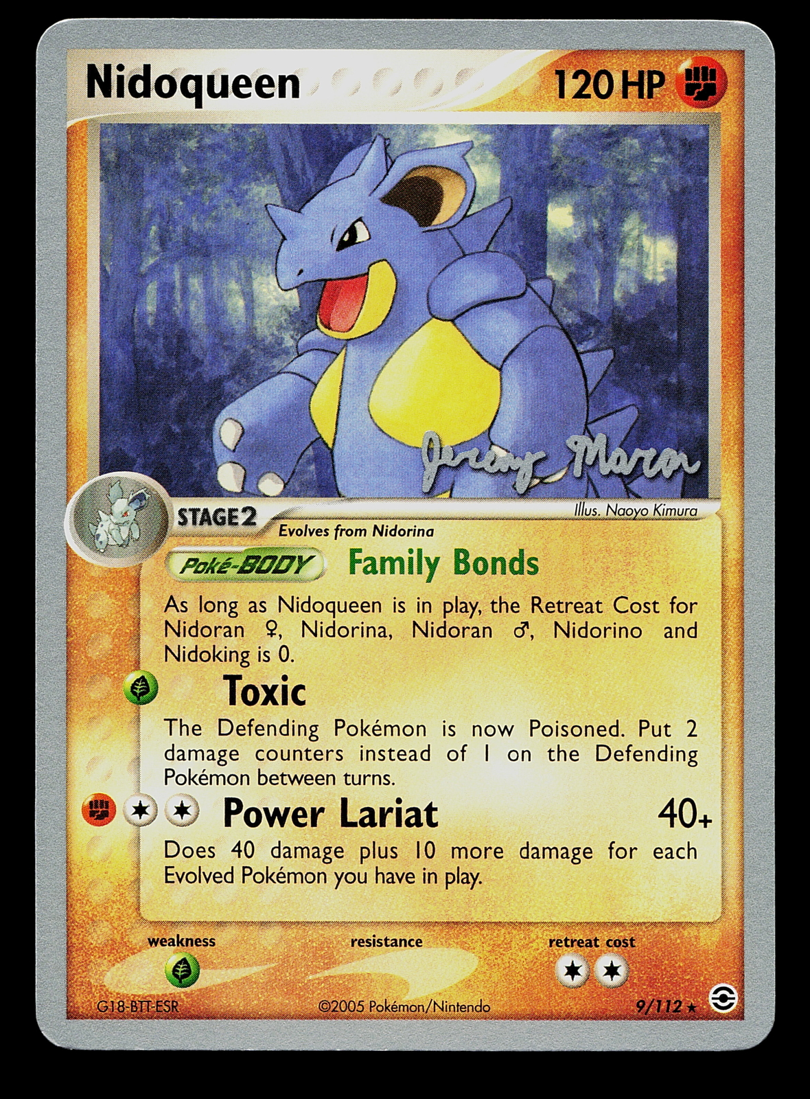 Pokemon Card - Nidoqueen 9/112 FireRed LeafGreen 2005 World Championships