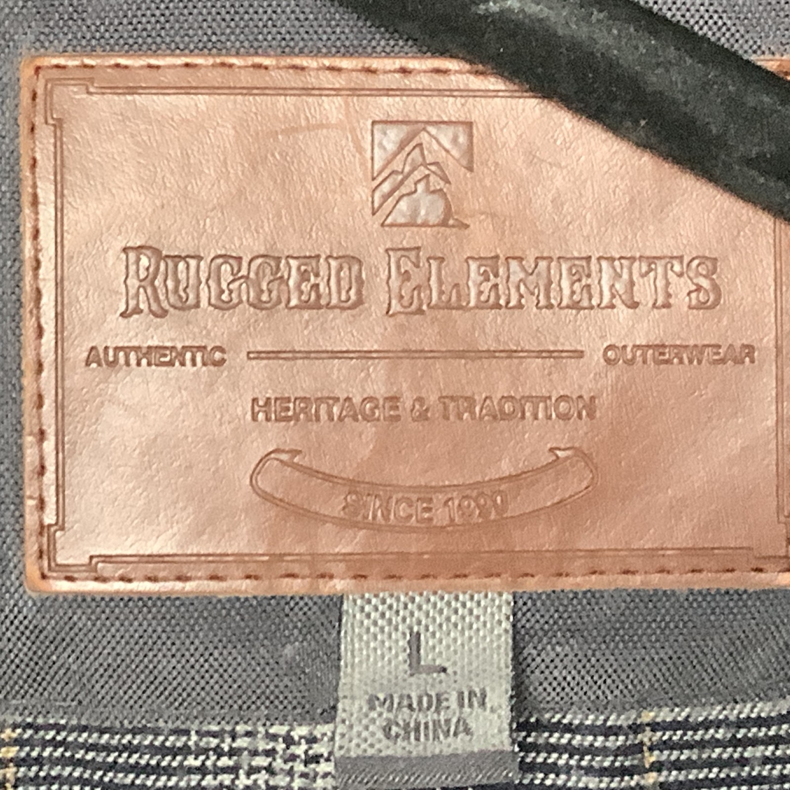 Rugged Elements  Jacket Mens L Gray Trek Coat  Fl… - image 17