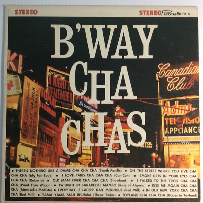 B'way Cha Chas Fred Sateriale's Big Band FM22 Pirouette Vinyl Record LP 
