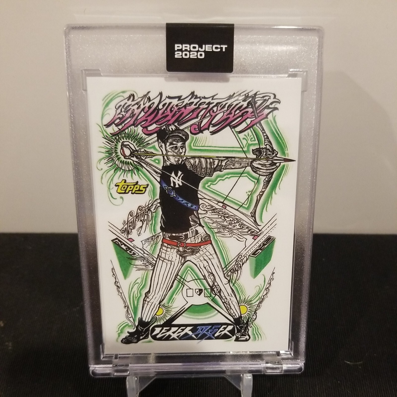 Topps Project 2020 #171 Derek Jeter 1993 Card by JK5 SP New York Yankees.