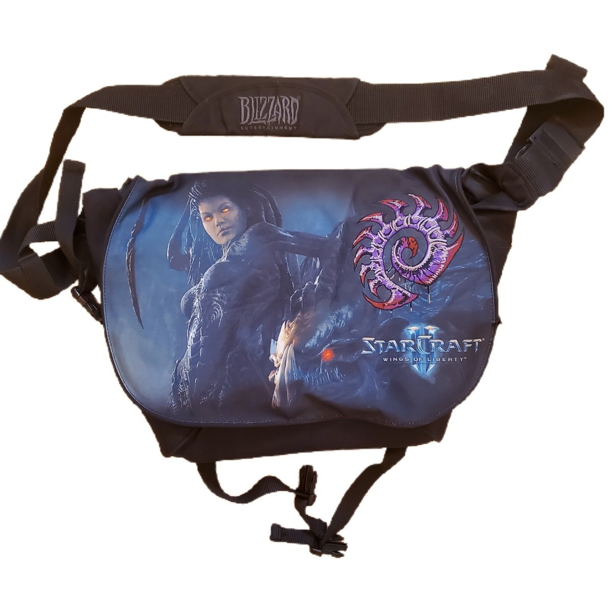 Razer Starcraft 2 II Wings of Liberty Laptop Messenger Bag Pack
