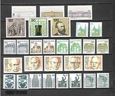 Federal Republic of Germany, BEM + C/D of the years 1980-89, mint condition **