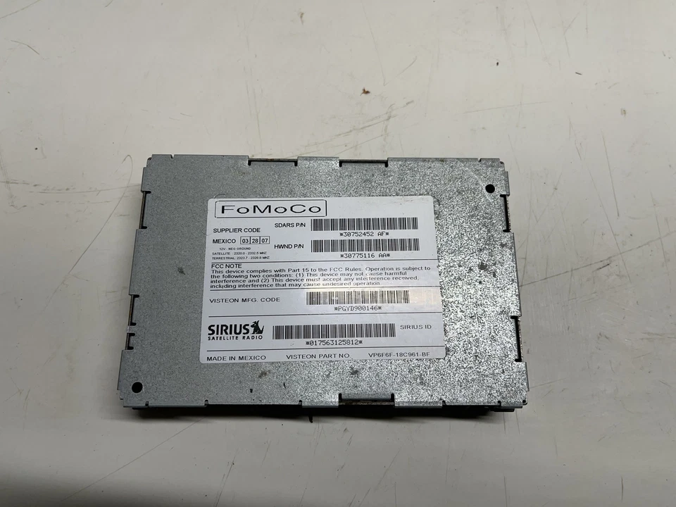 Volvo S80 Sirius 2007-2010 módulo de audio 30752452 Foto 2 de 4