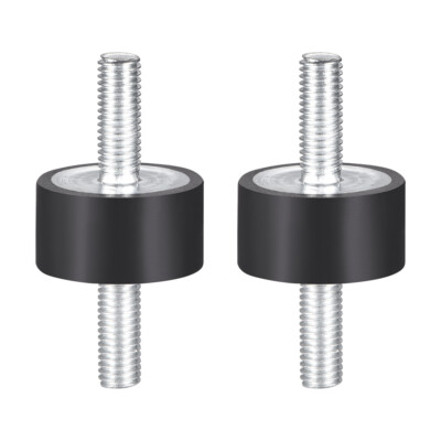 2pcs M8 Rubber Vibration Isolator Mounts Shock Absorber23mm Studs