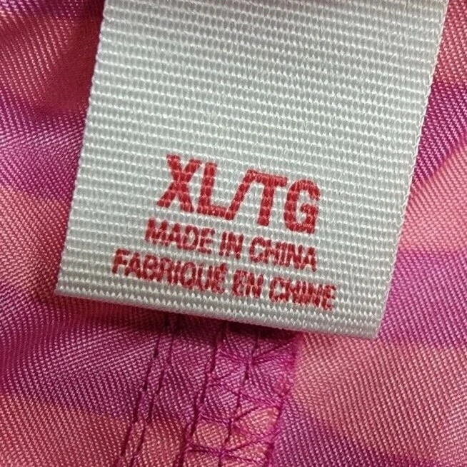 Pantalones Cortos Mossimo Supply Co Mujer Talla XL X Grande Rosa Púrpura Rayas Foto 3 de 4