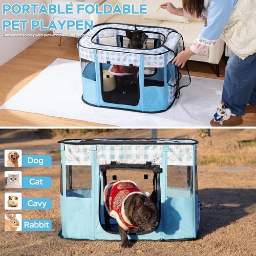 Versatile Medium Pet Exercise Pen: Portable Dog Playpen for Indoor/Outdoor Use - Picture 5 of 11