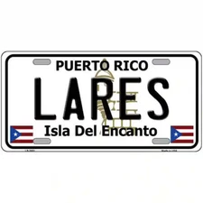 Lares Puerto Rico Metal Sign