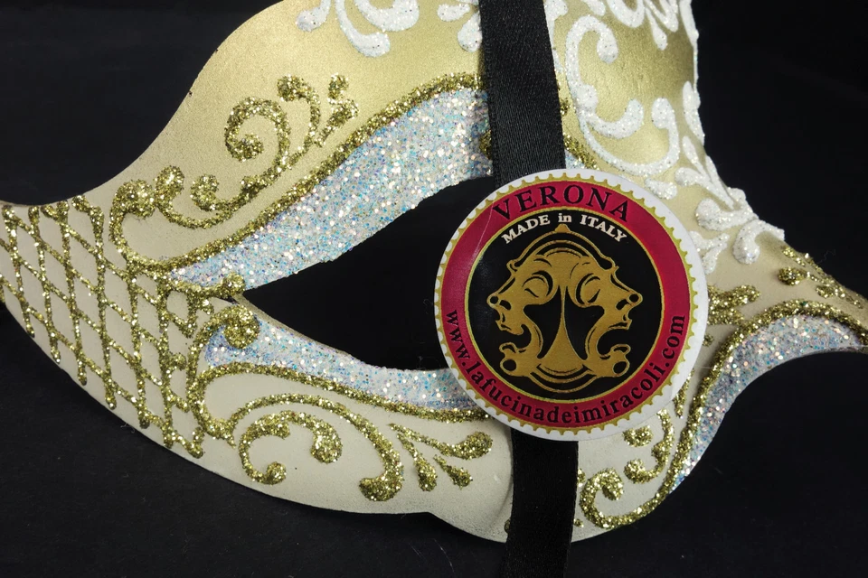 Venice Paper Mache Masquerade Mask la fucina dei miracoli Venetian Papier Mache - Image 3 of 4