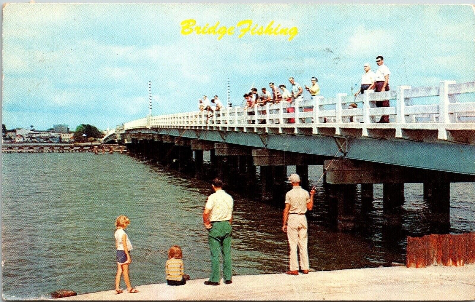 Connecticut Fishing Bridge Scenic Coastal Landmark Shore Chrome ...