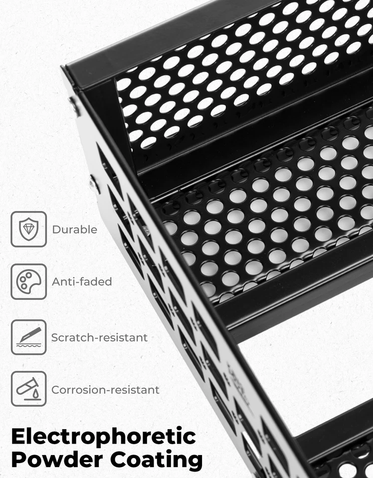 Universal ATV Front Rack Gear Basket Storage Rack For Polaris Sportsman Yamaha - Image 2 of 4