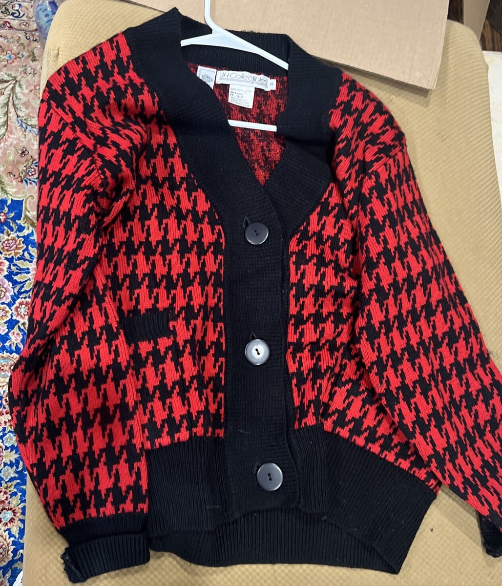 Vintage 80's Wool Grandpa Cardigan Sweater by JH Collectibles