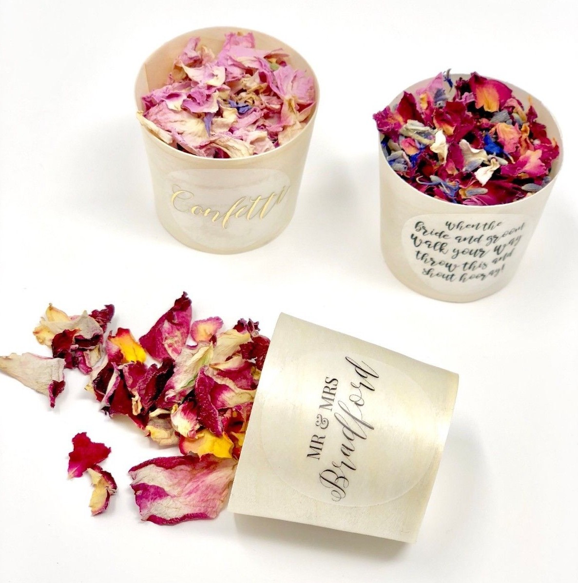 Biodegradabile Vasi Di Bambù Reale rosa Petalo naturale CORIANDOLI Pentole Avorio Biodegradabile Vasi Di Bambù Reale rosa rosa rosa Petalo naturale CORIANDOLI Pentole Avorio d9d32b