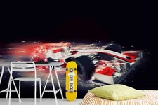 3D Racing Car Wallpaper Wall Mural Removable Self-adhesive Sticker2425